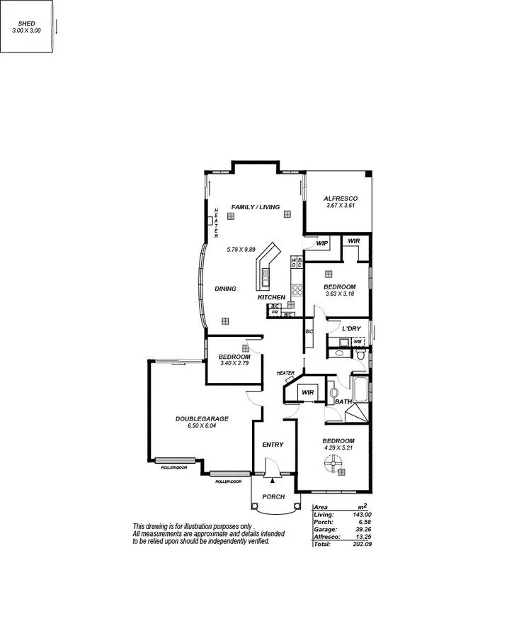 Floorplan of Homely house listing, 1a Freeman Ave, Tranmere SA 5073