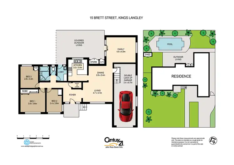 Floorplan of Homely house listing, 15 Brett Street, Kings Langley NSW 2147