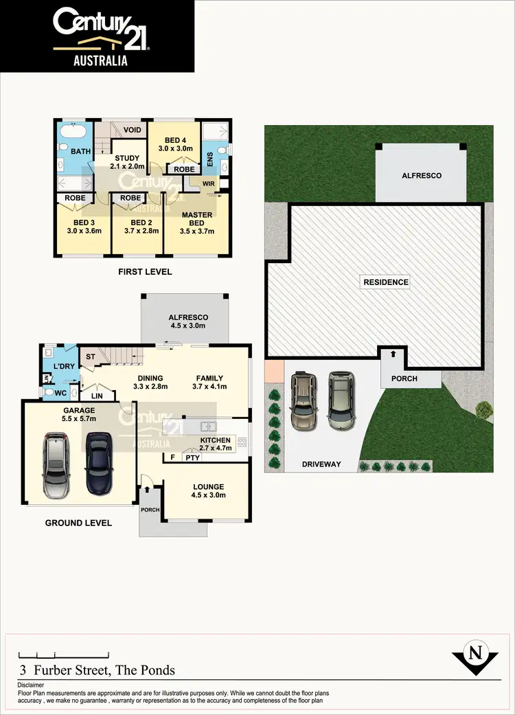 Floorplan of Homely house listing, 3 Furber Street, The Ponds NSW 2769