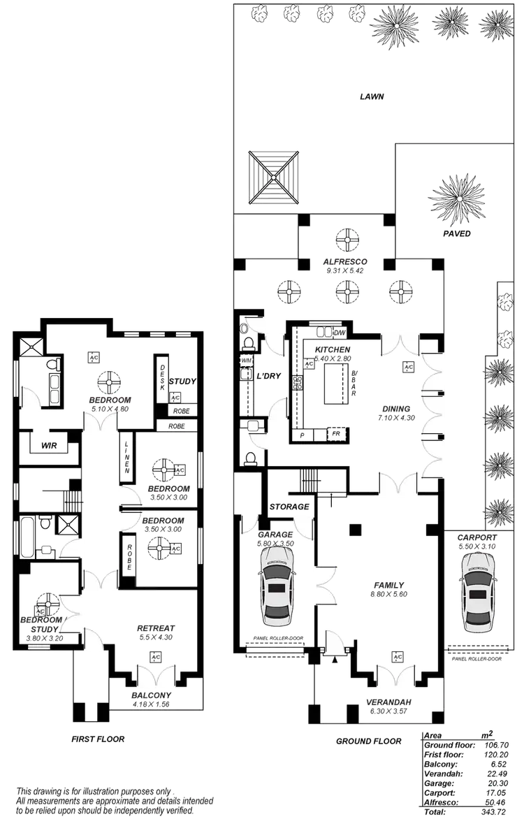 Floorplan of Homely house listing, 23 Bimini Crescent, Mawson Lakes SA 5095