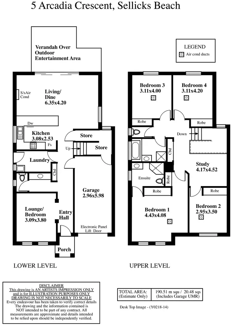 Floorplan of Homely house listing, 5 Arcadia Crescent, Sellicks Beach SA 5174