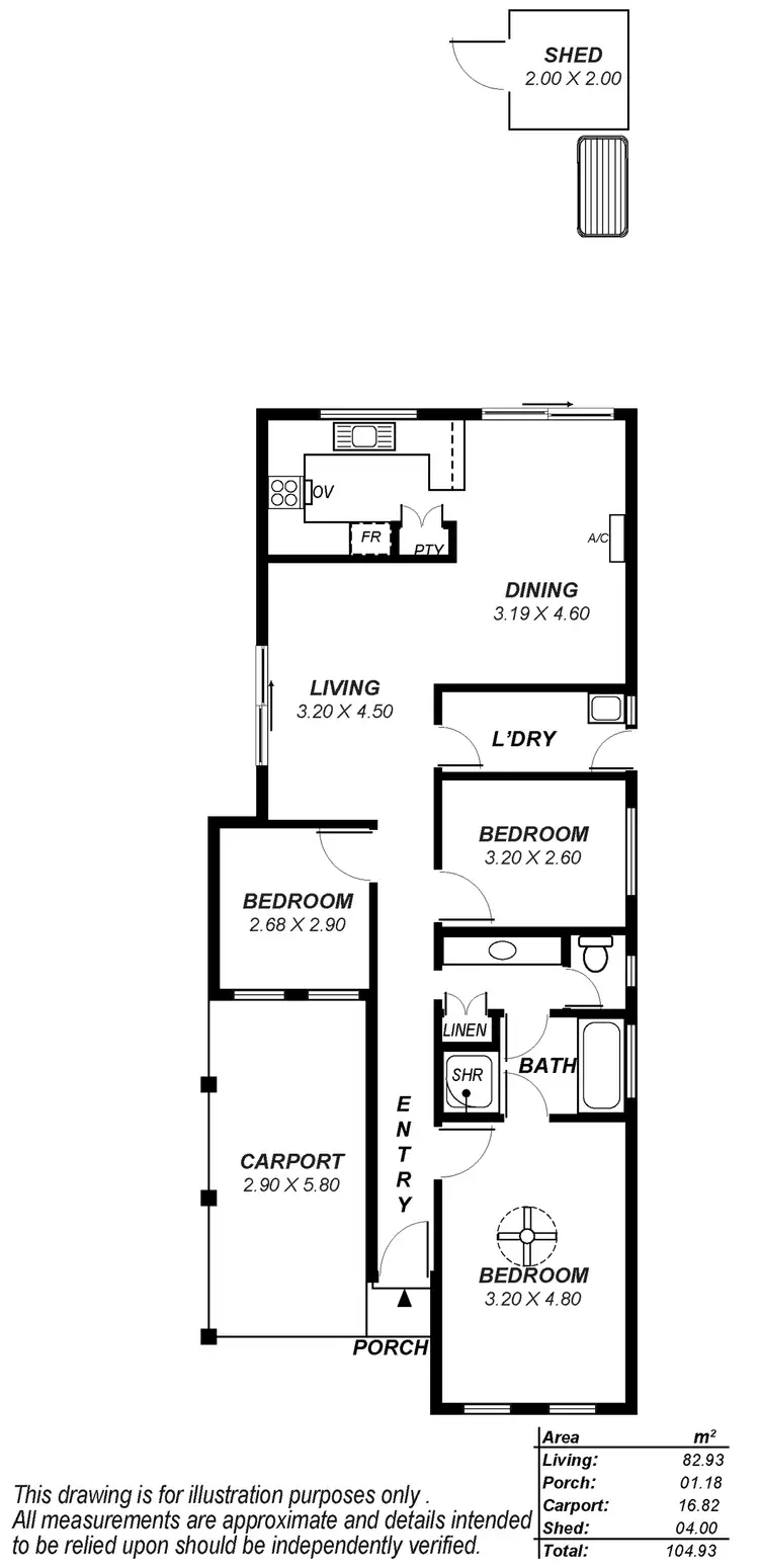 Floorplan of Homely house listing, 23 Shillabeer Crescent, Woodcroft SA 5162
