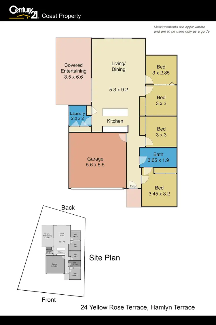 Floorplan of Homely house listing, 24 Yellow Rose Terrace, Hamlyn Terrace NSW 2259