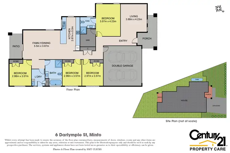 Floorplan of Homely house listing, 6 Dalrymple St, Minto NSW 2566