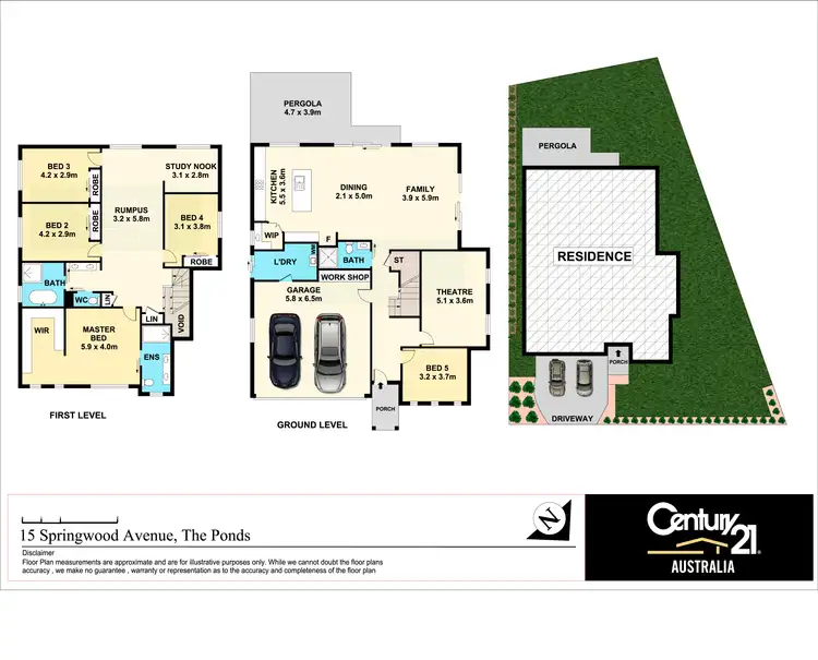 Floorplan of Homely house listing, 15 Springwood Avenue, The Ponds NSW 2769
