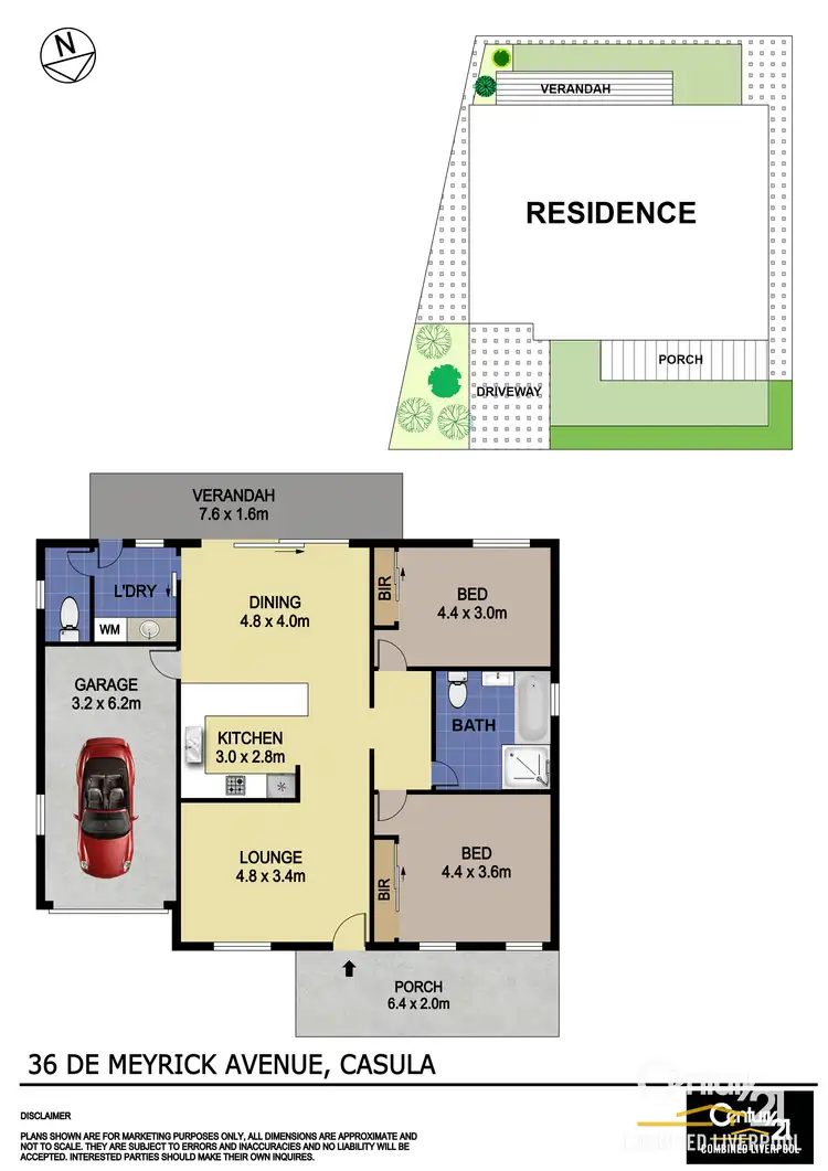 Floorplan of Homely house listing, 36 De Meyrick ave, Casula NSW 2170