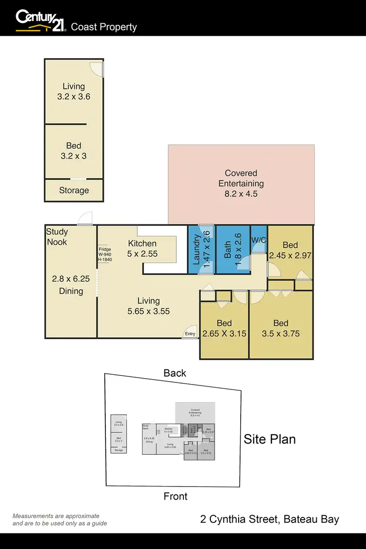 Floorplan of Homely house listing, 2 Cynthia Street, Bateau Bay NSW 2261