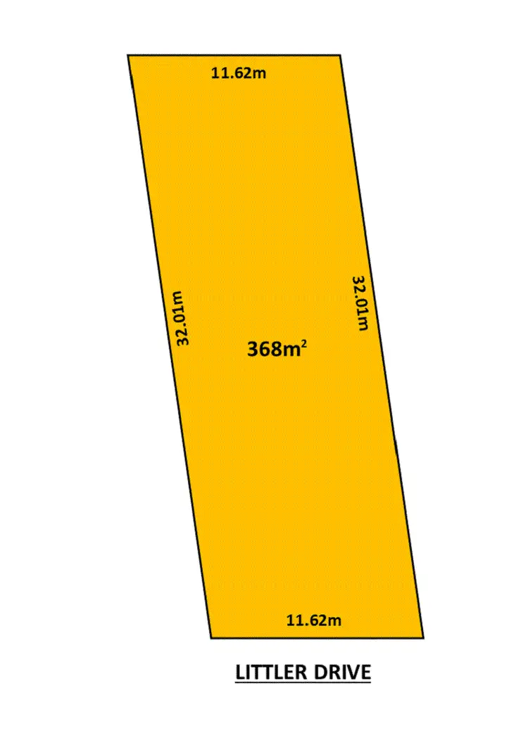 Floorplan of Homely land listing, 21a Littler Drive, Fairview Park SA 5126