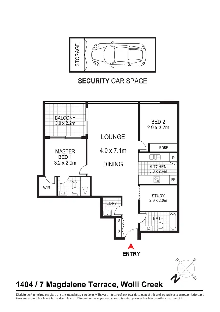 Floorplan of Homely apartment listing, Address available on request