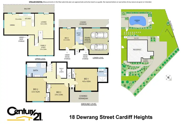 Floorplan of Homely house listing, 18 Dewrang Close, Cardiff Heights NSW 2285