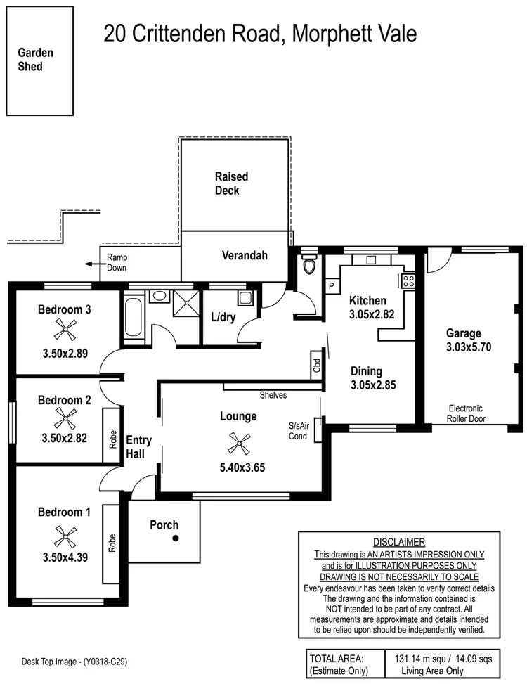Floorplan of Homely house listing, 20 Crittenden Road, Morphett Vale SA 5162