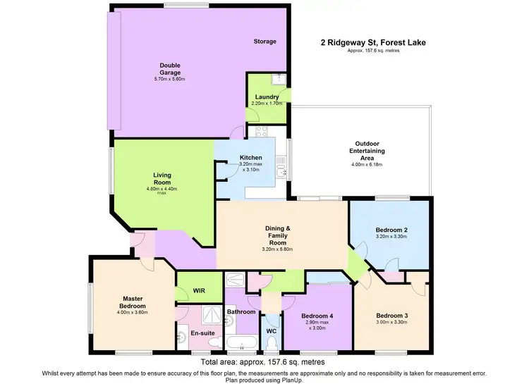 Floorplan of Homely house listing, 2 Ridgeway Street, Forest Lake QLD 4078