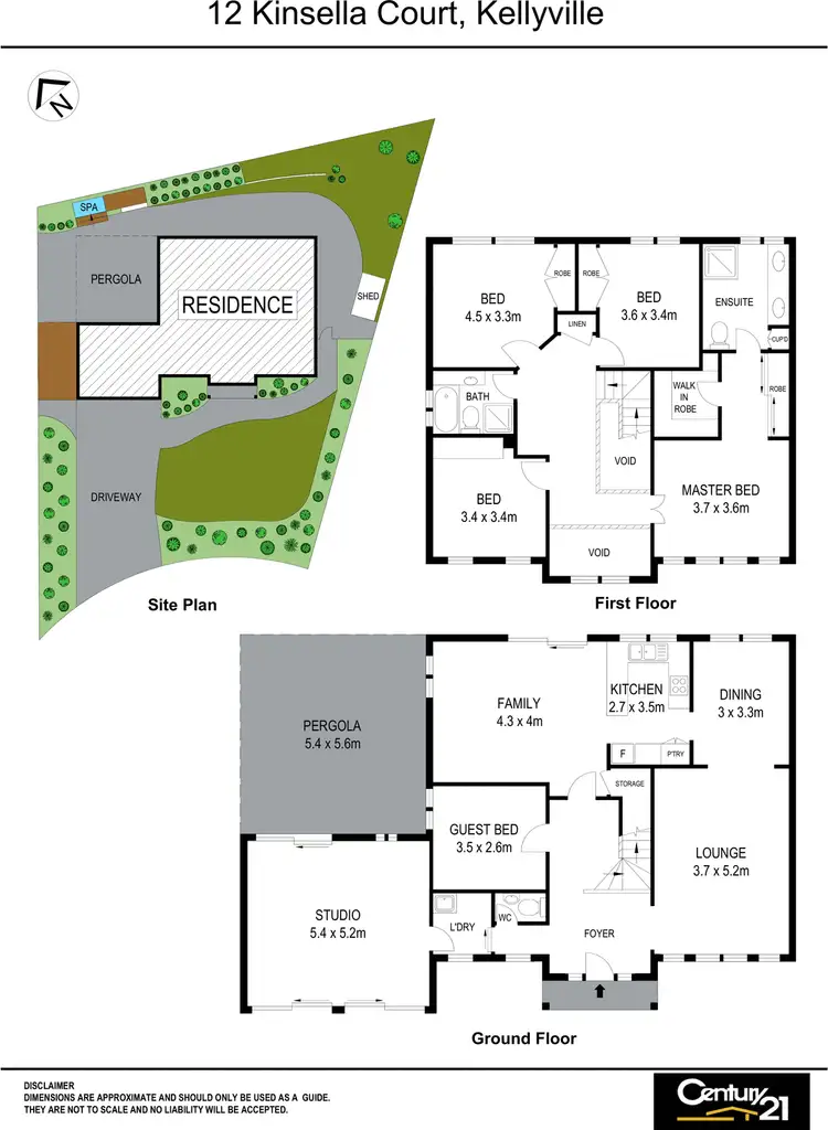 Floorplan of Homely house listing, 12 Kinsella Court, Kellyville NSW 2155