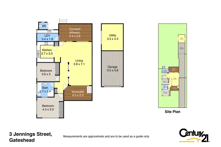 Floorplan of Homely house listing, 3 Jennings Street, Gateshead NSW 2290