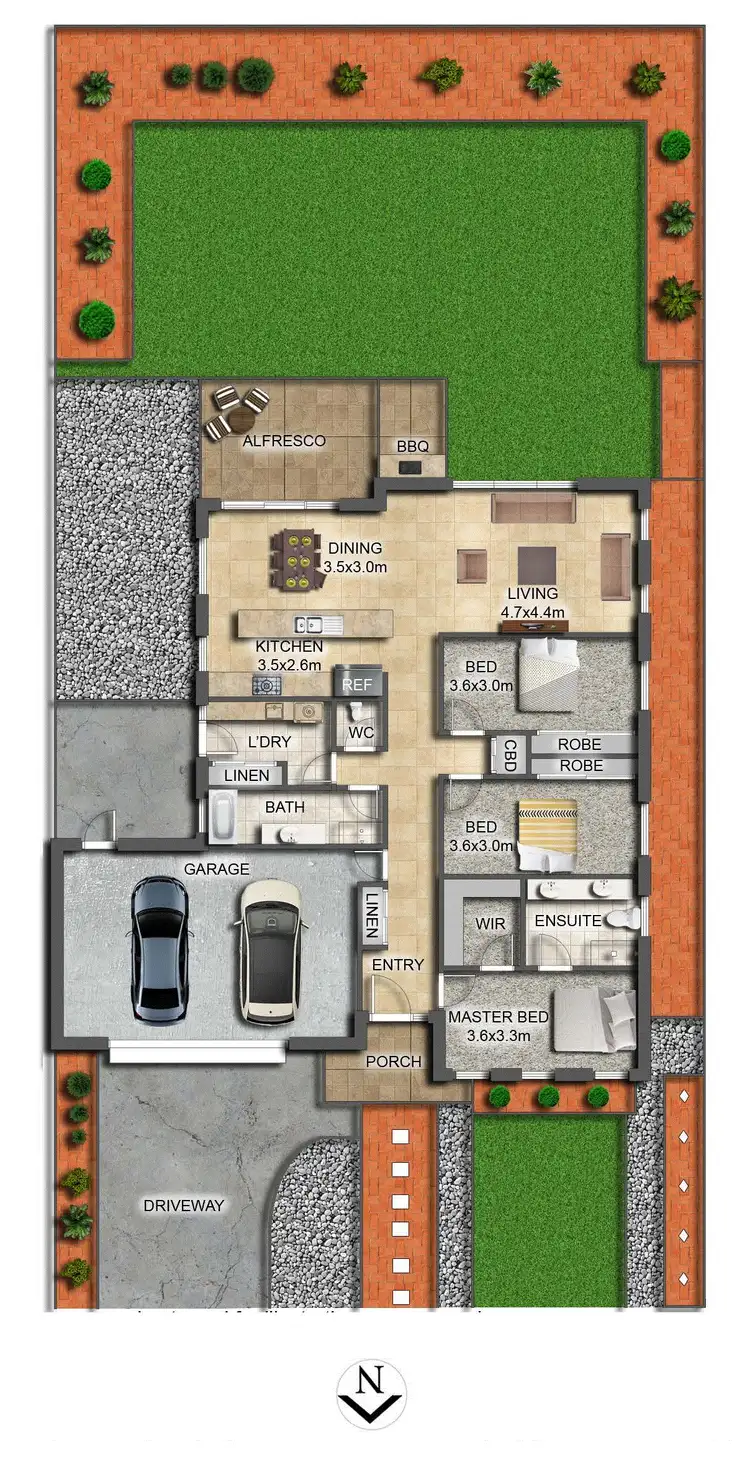 Floorplan of Homely house listing, 24 Hawkstone Road, Manor Lakes VIC 3024