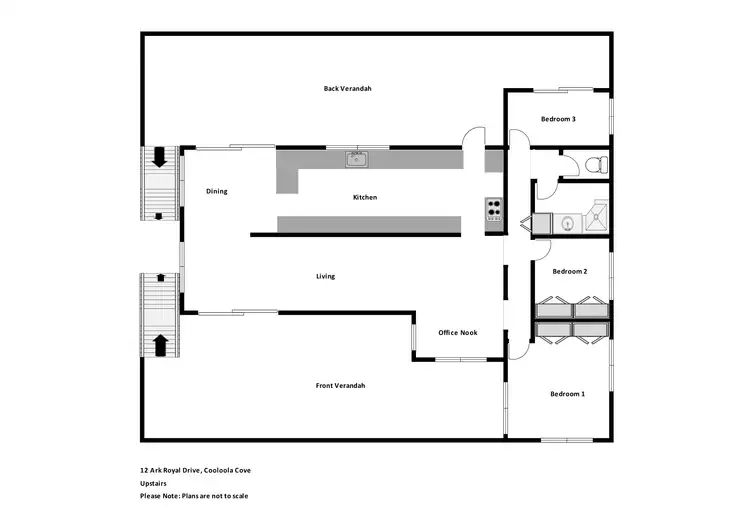 Floorplan of Homely house listing, 12 Ark Royal Drive, Cooloola Cove QLD 4580