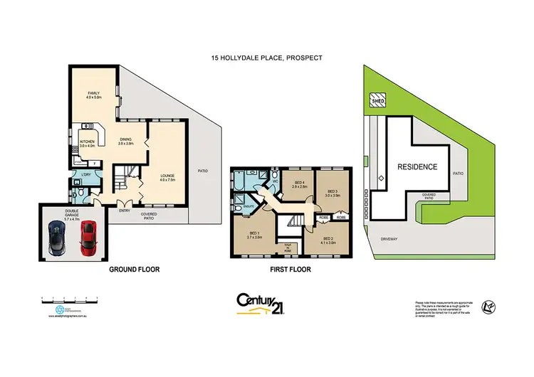 Floorplan of Homely house listing, 15 Hollydale Place, Prospect NSW 2148