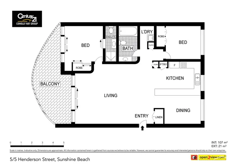 Floorplan of Homely apartment listing, 5/5 Henderson Street, Sunshine Beach QLD 4567
