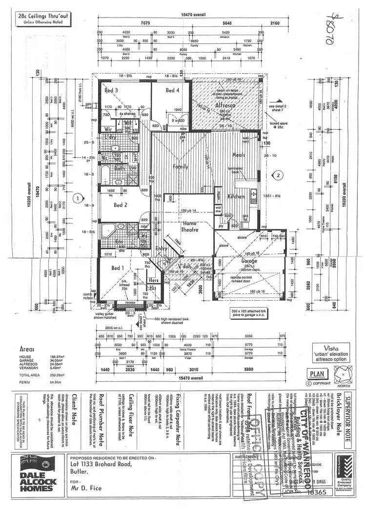 Floorplan of Homely house listing, 4 Brohard Road, Butler WA 6036
