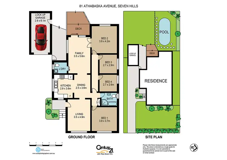 Floorplan of Homely house listing, 81 Athabaska Avenue, Seven Hills NSW 2147