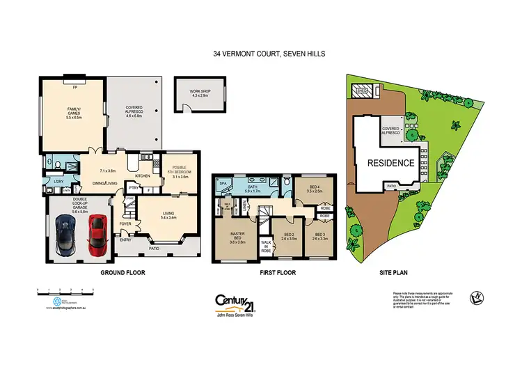 Floorplan of Homely house listing, 34 Vermont Court, Seven Hills NSW 2147