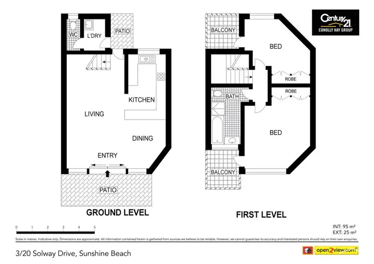 Floorplan of Homely unit listing, 3/10 Solway Drive, Sunshine Beach QLD 4567