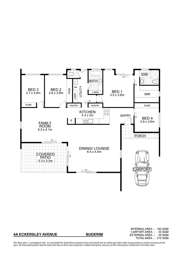 Floorplan of Homely house listing, 4A Eckersley Avenue, Buderim QLD 4556