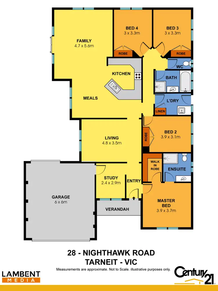 Floorplan of Homely house listing, 28 Nighthawk Road, Tarneit VIC 3029