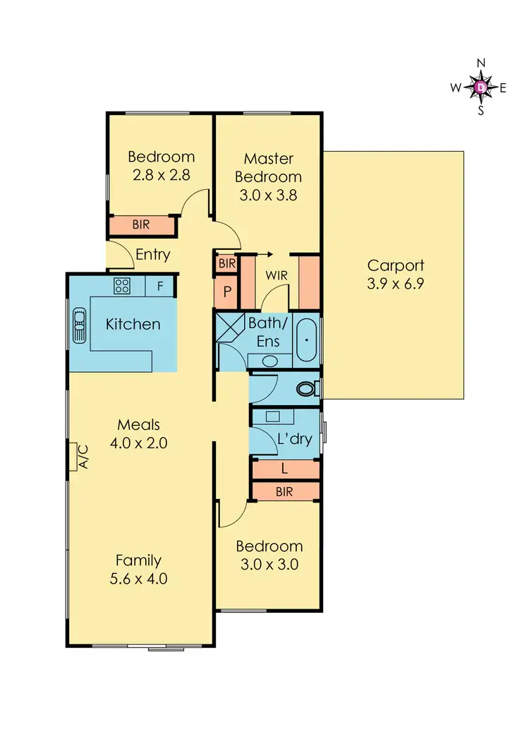 Floorplan of Homely house listing, 2 The Glen, Pakenham VIC 3810