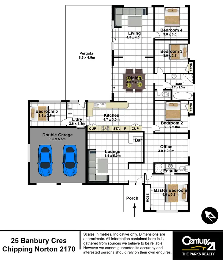 Floorplan of Homely house listing, 25 Banbury Crescent, Chipping Norton NSW 2170