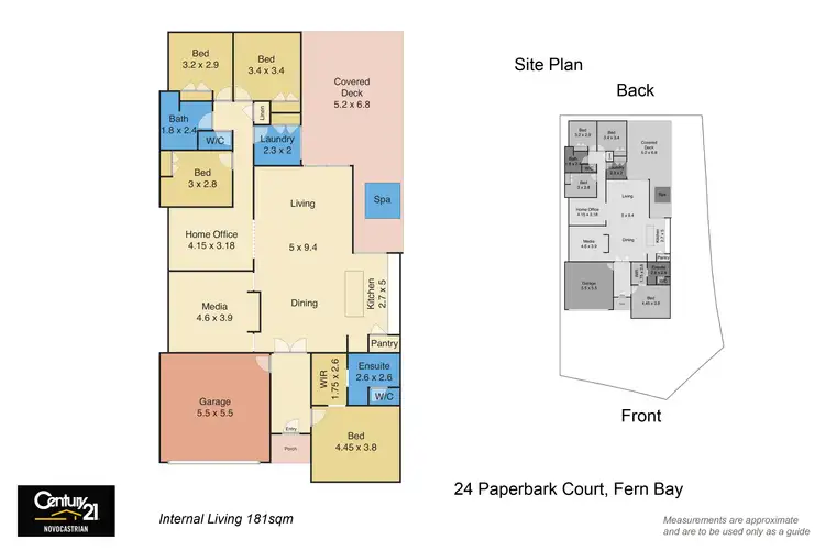 Floorplan of Homely house listing, 24 Paperbark Court, Fern Bay NSW 2295