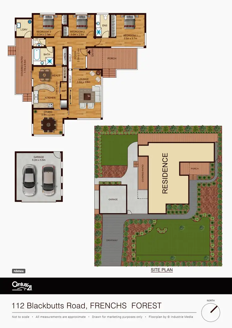 Floorplan of Homely house listing, 112 Blackbutts Road, Frenchs Forest NSW 2086