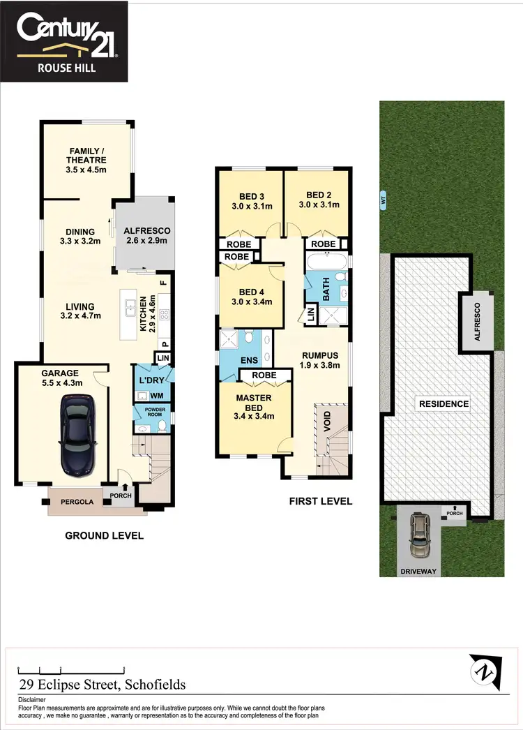 Floorplan of Homely house listing, 29 Eclipse Street, Schofields NSW 2762