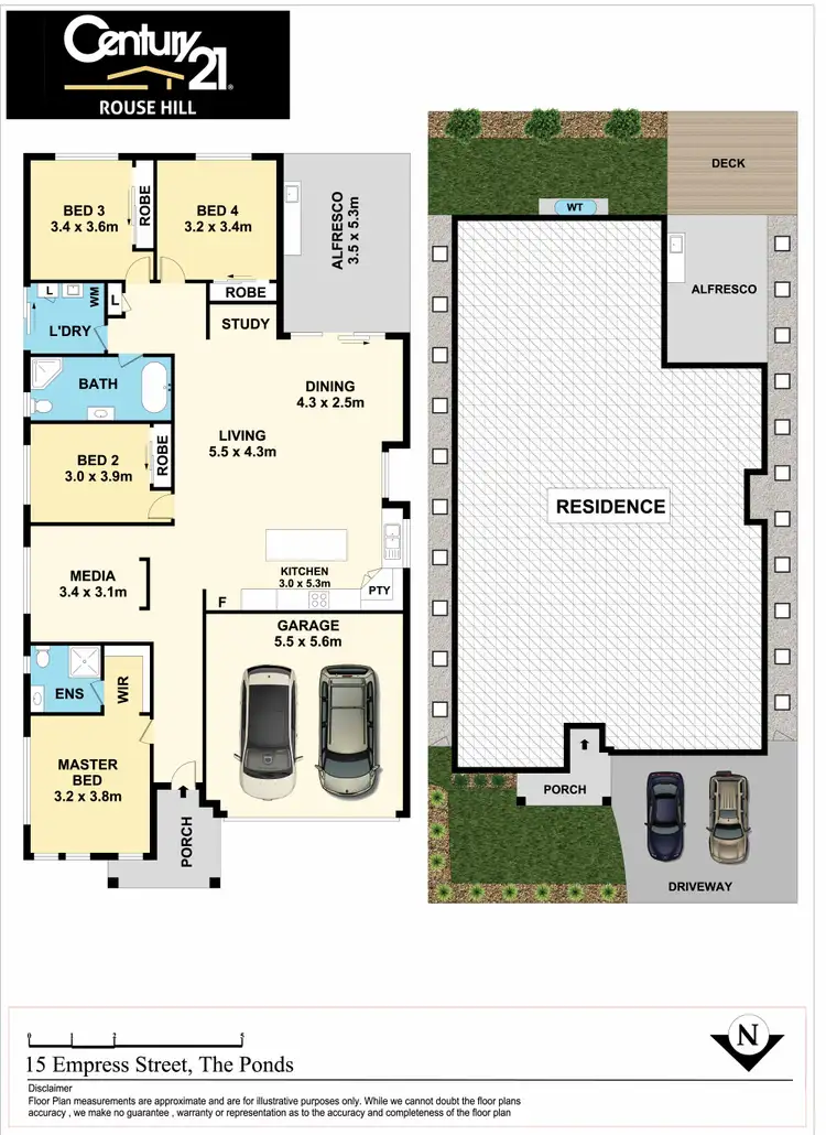 Floorplan of Homely house listing, 15 Empress Street, The Ponds NSW 2769