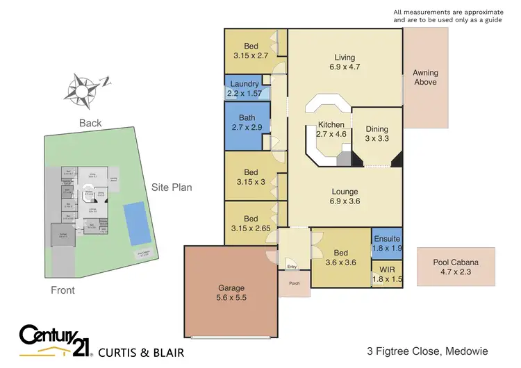 Floorplan of Homely house listing, 3 Figtree Close, Medowie NSW 2318