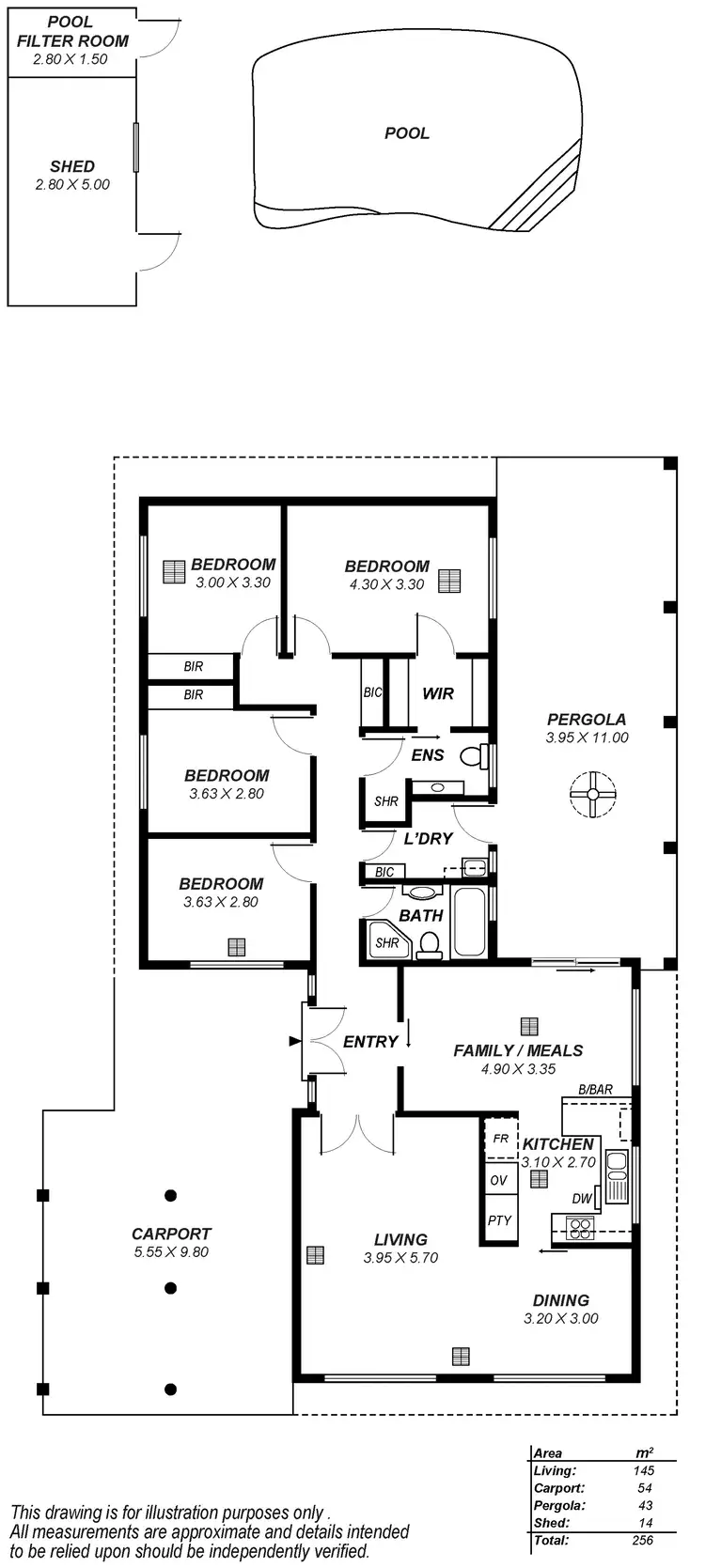 Floorplan of Homely house listing, 20 Fraser Street, Lower Mitcham SA 5062
