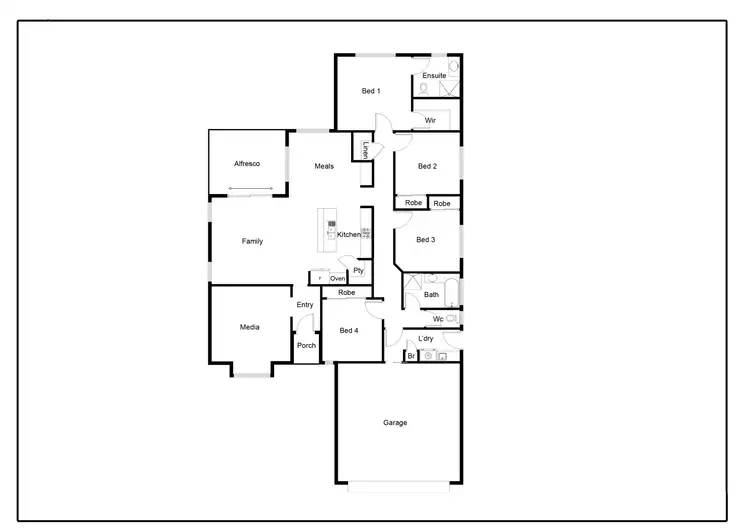 Floorplan of Homely house listing, 10 Dove Crescent, Kleinton QLD 4352