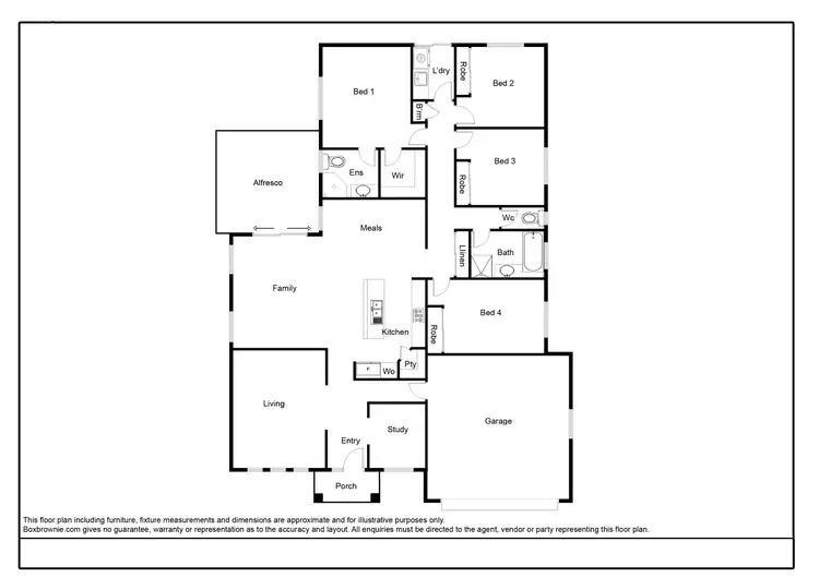 Floorplan of Homely house listing, 8 Dove Crescent, Kleinton QLD 4352