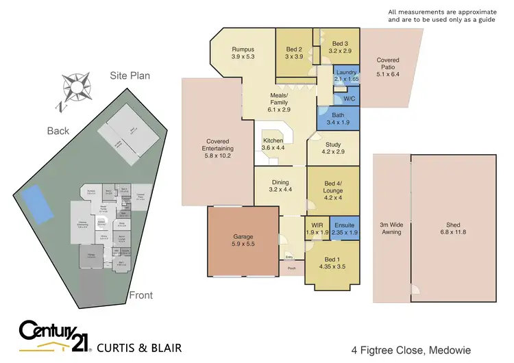 Floorplan of Homely house listing, 4 Figtree Close, Medowie NSW 2318