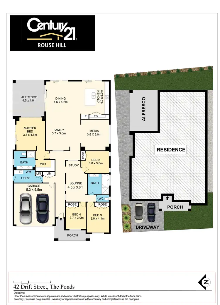 Floorplan of Homely house listing, 42 Drift Street, The Ponds NSW 2769
