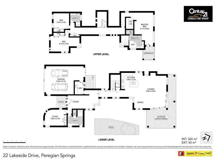 Floorplan of Homely house listing, 22 Lakeside Drive, Peregian Springs QLD 4573