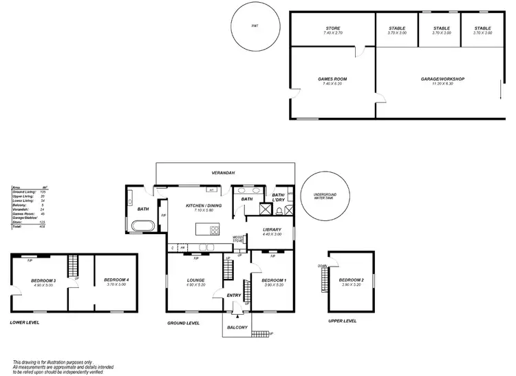 Floorplan of Homely rural property listing, 155 Smith Hill Road, Carrickalinga SA 5204