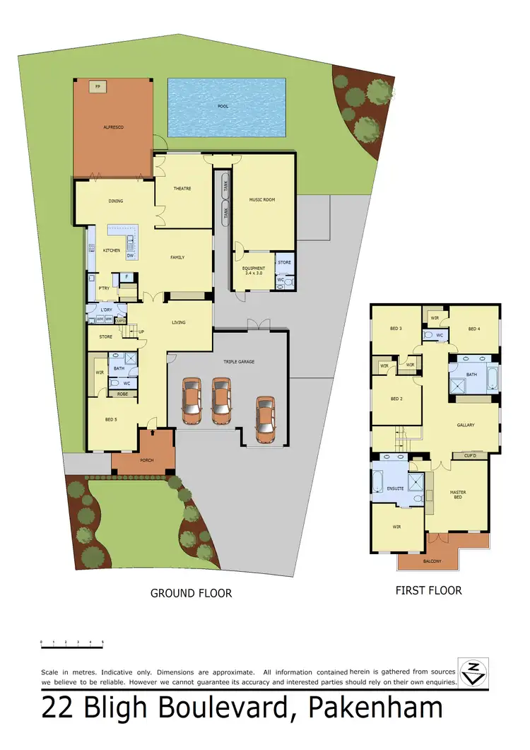Floorplan of Homely house listing, 22 Bligh Boulevard, Pakenham VIC 3810