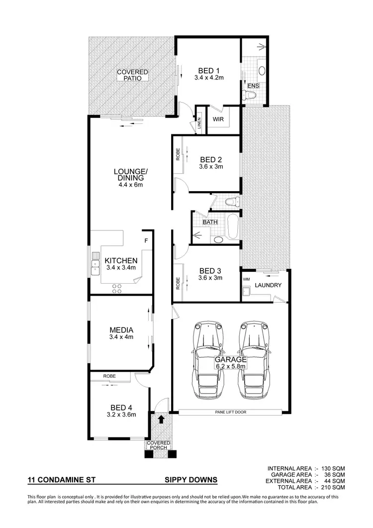 Floorplan of Homely house listing, 11 Condamine Street, Sippy Downs QLD 4556
