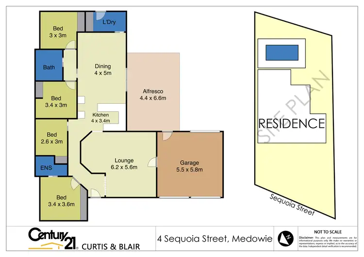 Floorplan of Homely house listing, 4 Sequoia Street, Medowie NSW 2318