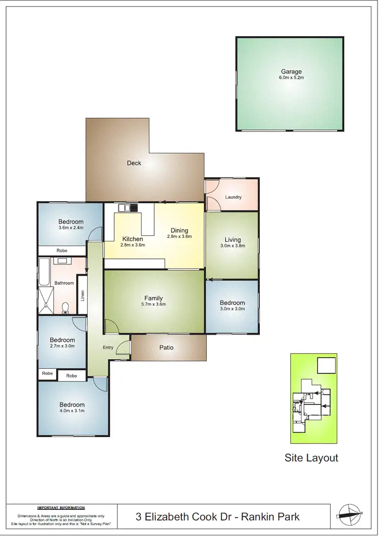 Floorplan of Homely house listing, 3 Elizabeth Cook Drive, Rankin Park NSW 2287