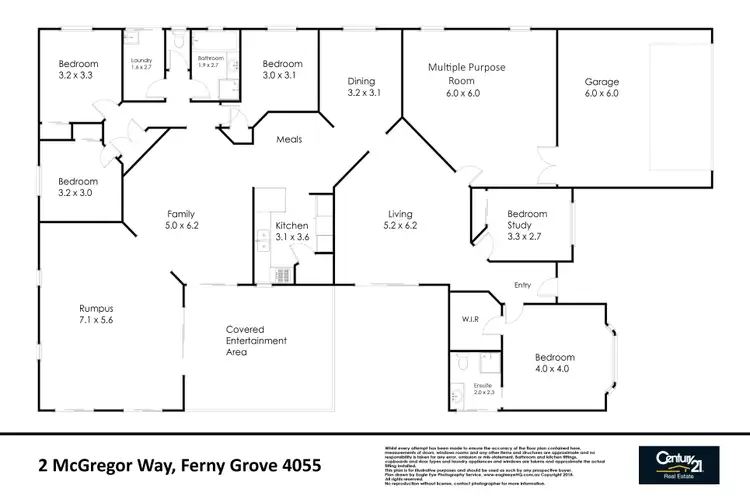 Floorplan of Homely house listing, 2 McGregor Way, Ferny Grove QLD 4055
