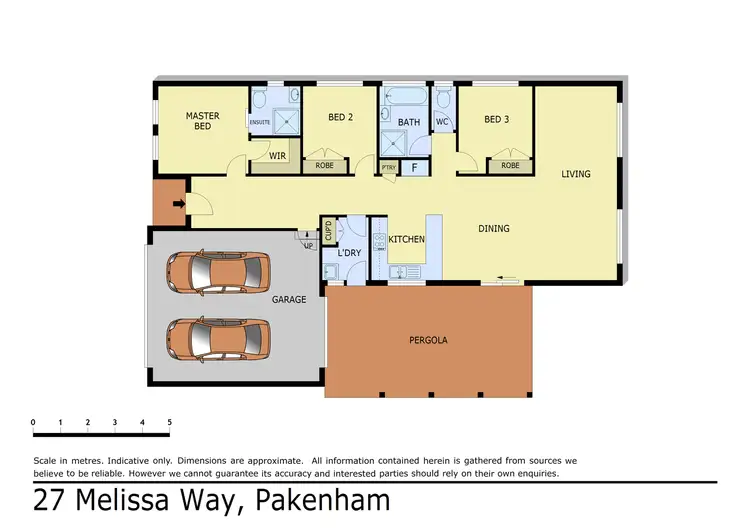 Floorplan of Homely house listing, 27 Melissa Way, Pakenham VIC 3810