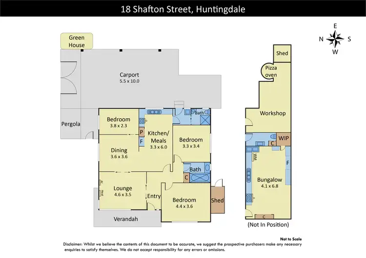 Floorplan of Homely house listing, 18 Shafton Street, Huntingdale VIC 3166