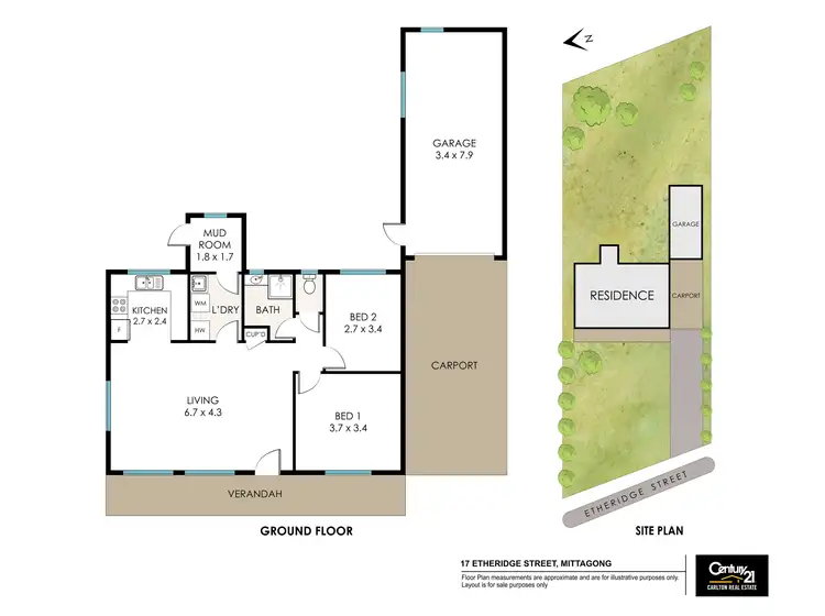 Floorplan of Homely house listing, 17 Etheridge Street, Mittagong NSW 2575